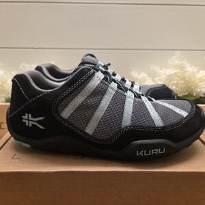 KURU CHICANE Women's Trail Hiking Shoe Black/Delirium Blue Size 10 Wide